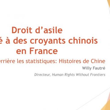 Droit d’asile refusé à des croyants chinois en France